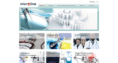Desktop Screenshot of microline.pt